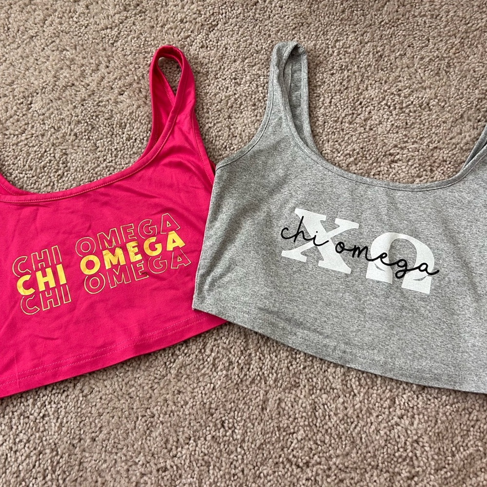 SHEIN Chi Omega custom tank tops